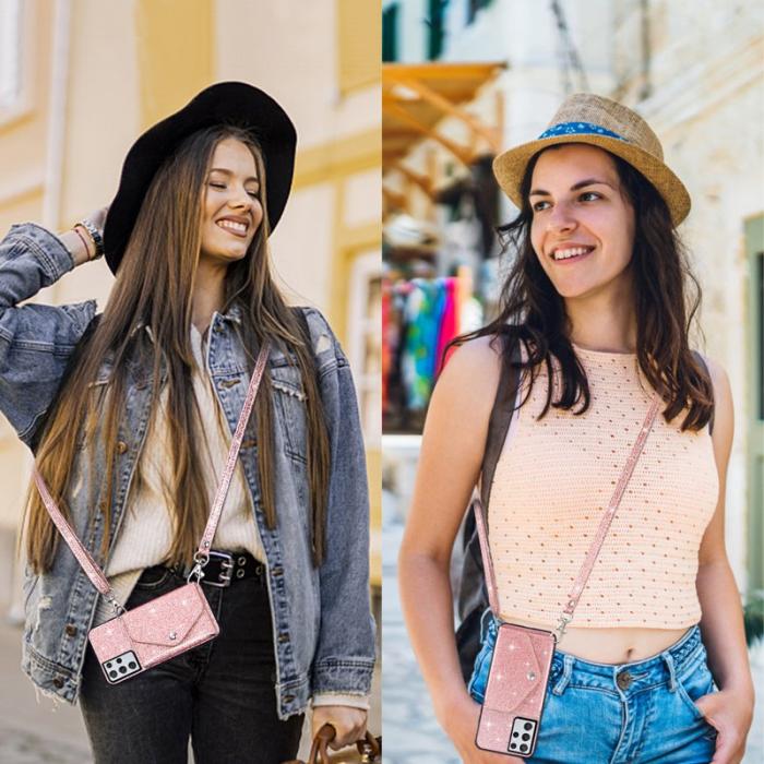 OEM - Mobilfodral för Samsung Galaxy S26 Ultra Kickstand Card Slot - Rosa