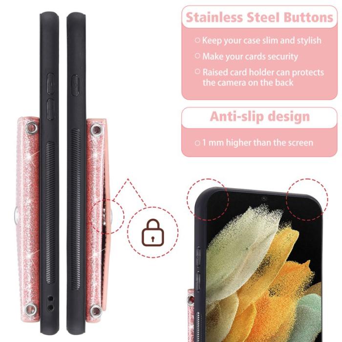 OEM - Mobilfodral för Samsung Galaxy S26 Ultra Kickstand Card Slot - Rosa