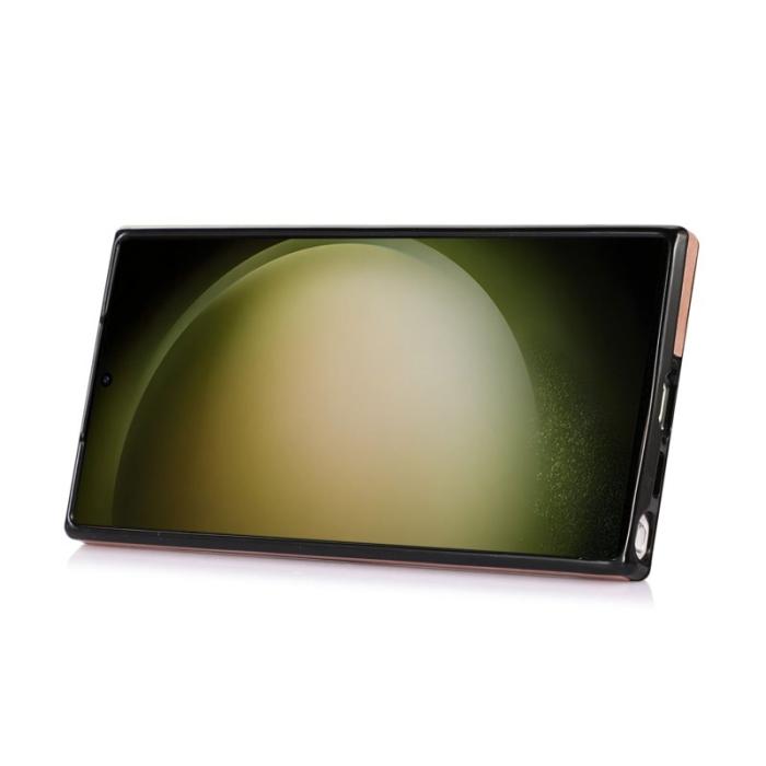 OEM - Mobilfodral för Samsung Galaxy S26 Ultra Kickstand Kortfack Konstläder Roséguld