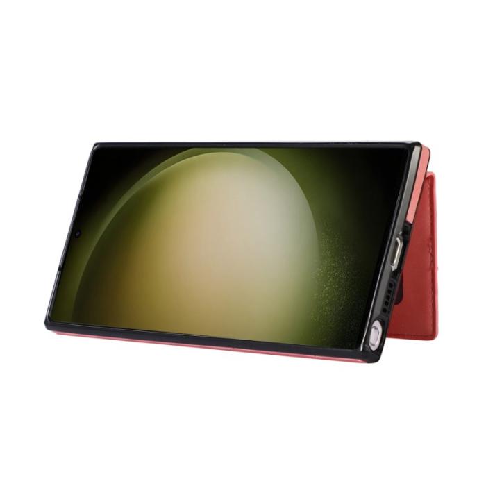 OEM - Mobilfodral för Samsung Galaxy S26 Ultra Kickstand TPU + PU - Roséguld