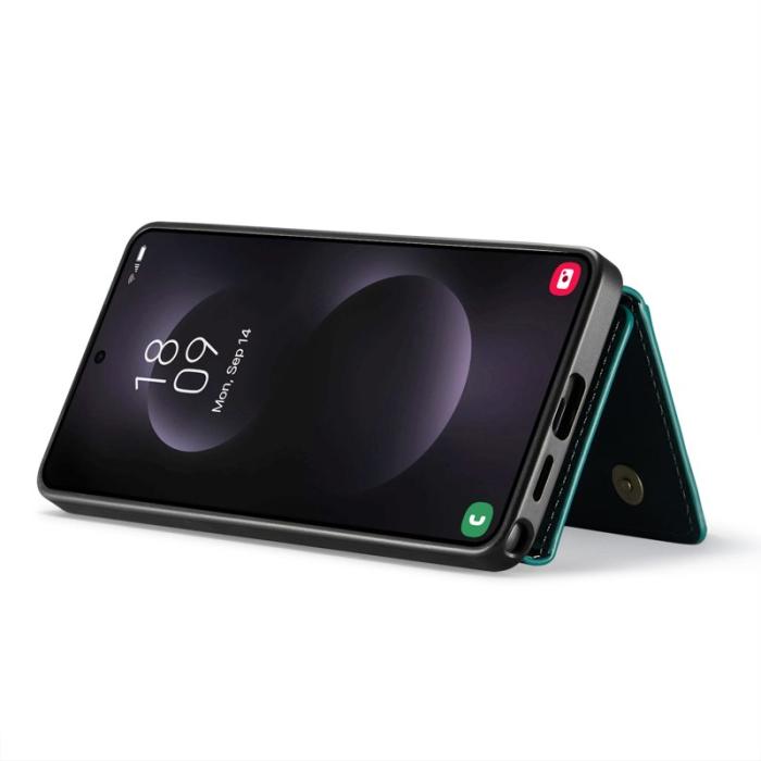 DG.MING - DG.Ming Mobilfodral för Samsung Galaxy S26 Ultra Konstläder Fickor - Grön