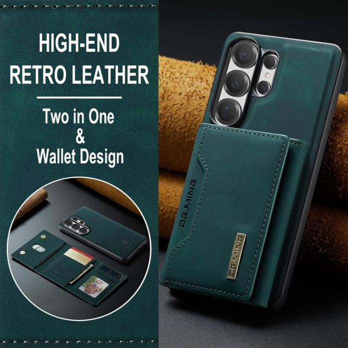 DG.MING - DG.Ming Mobilfodral för Samsung Galaxy S26 Ultra Konstläder Fickor - Grön