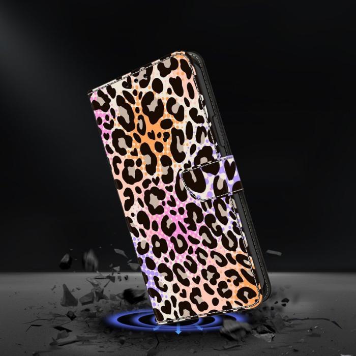 OEM - Plånboksfodral för Samsung Galaxy S26 Ultra Konstläder Flip Spotted Leopard