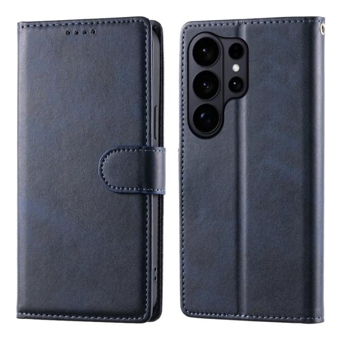 OEM - Plånboksfodral för Samsung Galaxy S26 Ultra Konstläder Kickstand - Blå