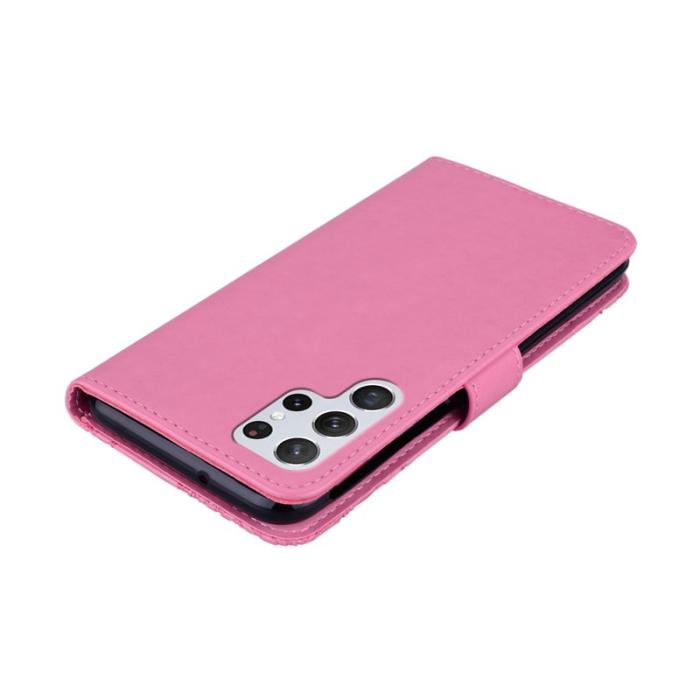 OEM - Plånboksfodral för Samsung Galaxy S26 Ultra Konstläder - Rosa