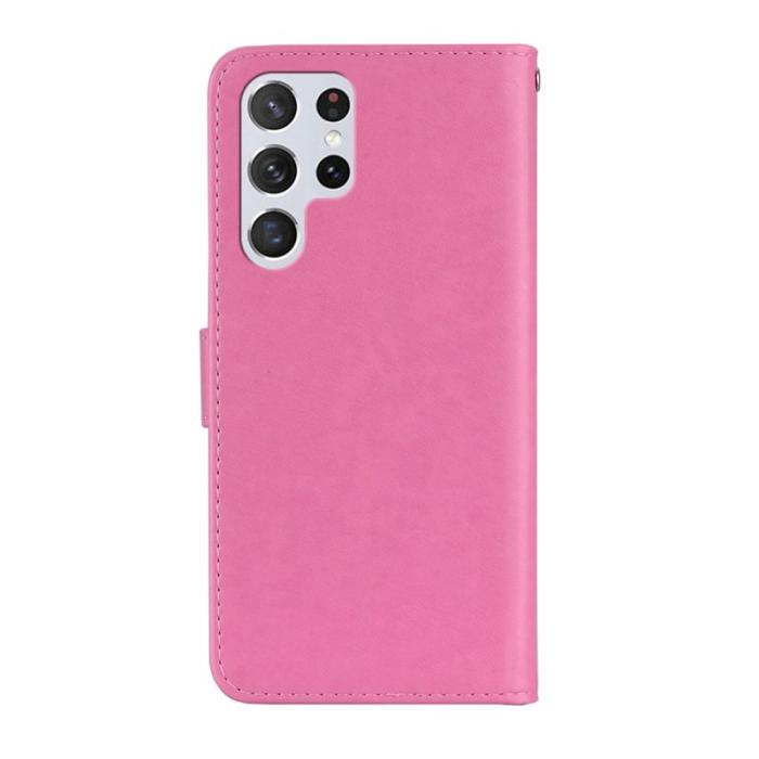 OEM - Plånboksfodral för Samsung Galaxy S26 Ultra Konstläder - Rosa