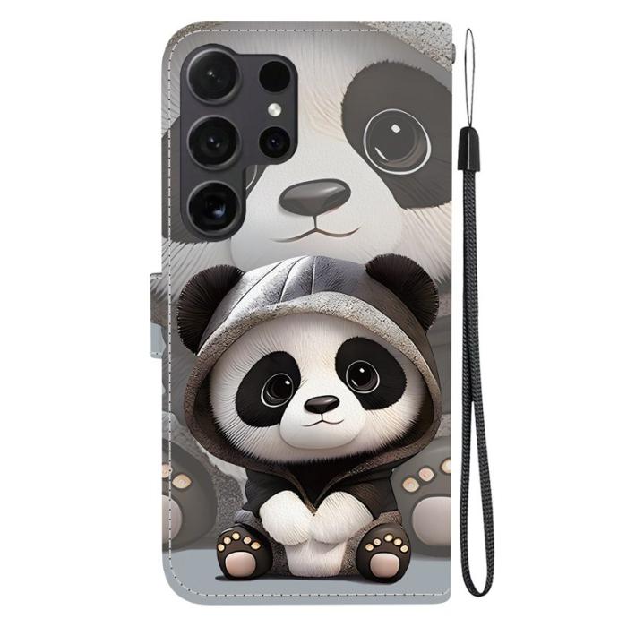 OEM - Plånboksfodral för Samsung Galaxy S26 Ultra Konstläder Stativ - Panda
