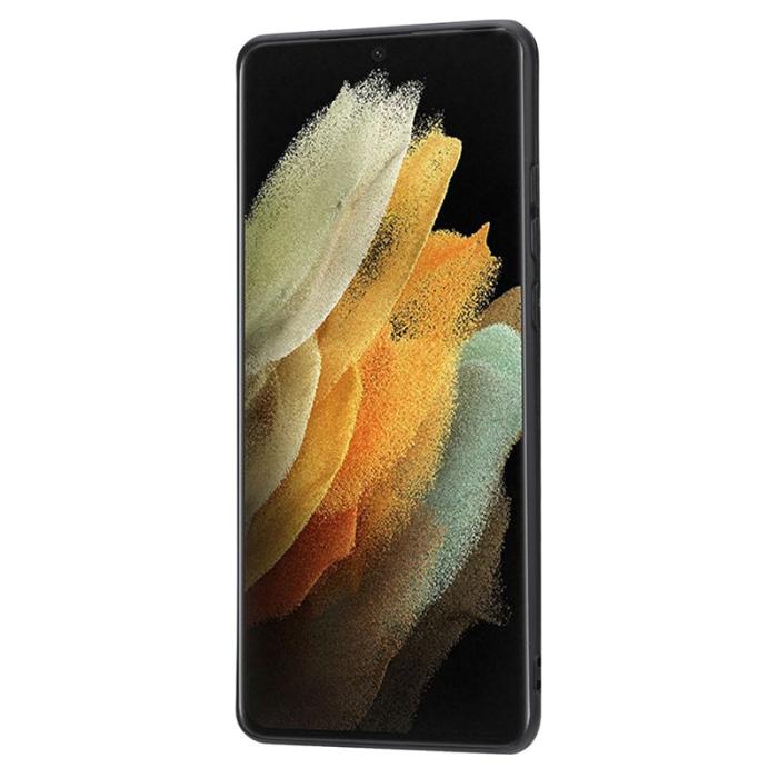 OEM - Mobilfodral för Samsung Galaxy S26 Ultra Äkta läder + TPU - Röd