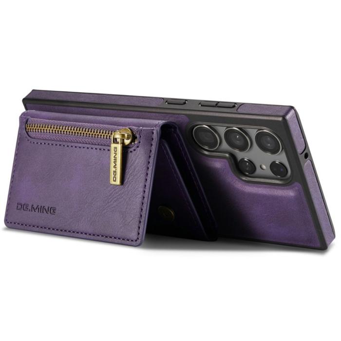 OEM - Plånboksfodral för Samsung Galaxy S26 Ultra Magnetiskt Äkta läder - Lila