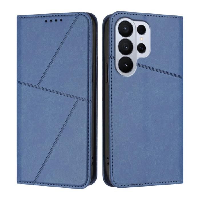 OEM - Plånboksfodral för Samsung Galaxy S26 Ultra Magnetiskt Konstläder - Royal Blå