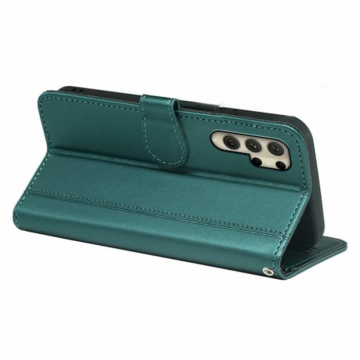 OEM - Plånboksfodral för Samsung Galaxy S26 Ultra Magnetiskt Konstläder - Grön