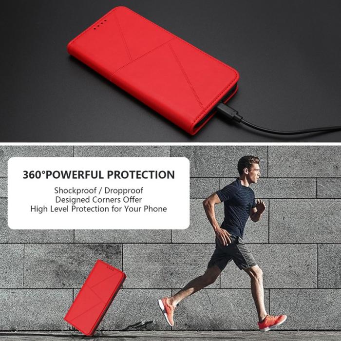 OEM - Plånboksfodral för Samsung Galaxy S26 Ultra Magnetiskt Konstläder - Röd