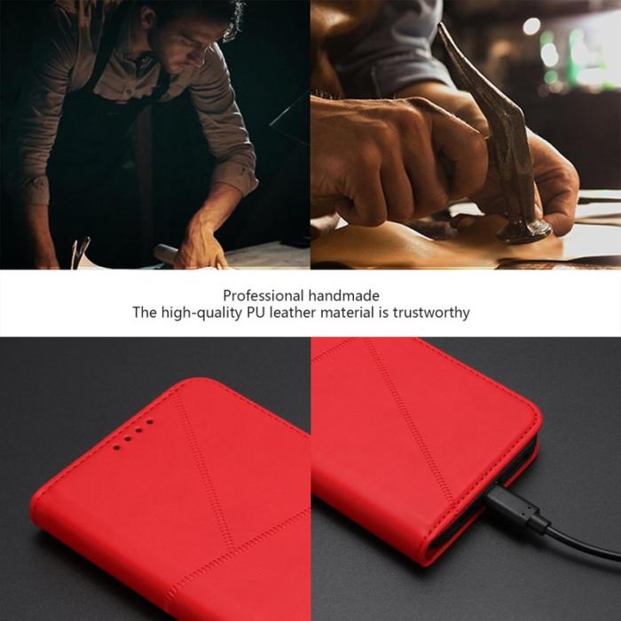OEM - Plånboksfodral för Samsung Galaxy S26 Ultra Magnetiskt Konstläder - Röd