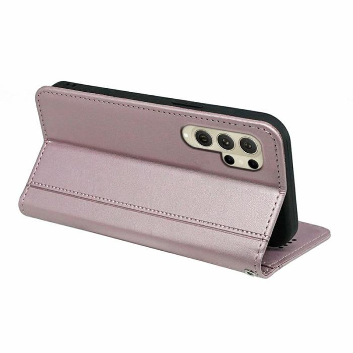 OEM - Plånboksfodral för Samsung Galaxy S26 Ultra Magnetiskt Konstläder - Roséguld
