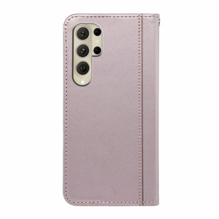 OEM - Plånboksfodral för Samsung Galaxy S26 Ultra Magnetiskt Konstläder - Roséguld