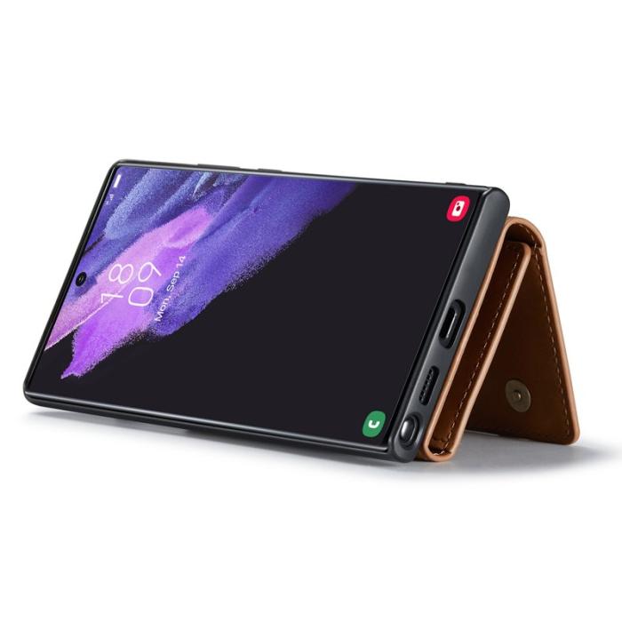 DG.MING - DG.Ming Plånboksfodral för Samsung Galaxy S26 Ultra Magnetiskt PU + TPU - Brun