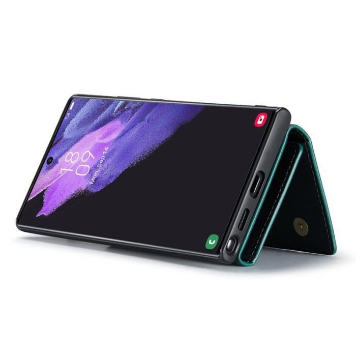 DG.MING - DG.Ming Plånboksfodral för Samsung Galaxy S26 Ultra Magnetiskt PU + TPU - Grön