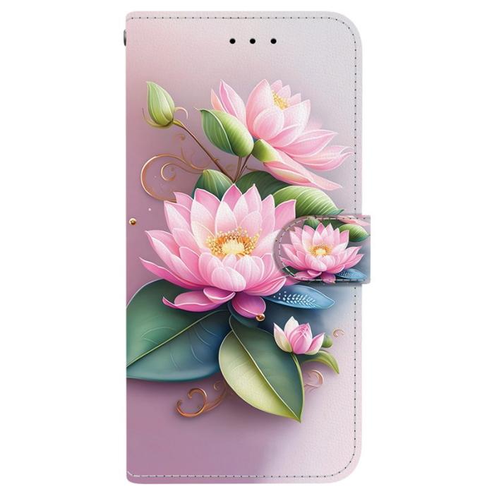 OEM - Plånboksfodral för Samsung Galaxy S26 Ultra Mönstertryckt Konstläder - Lotus