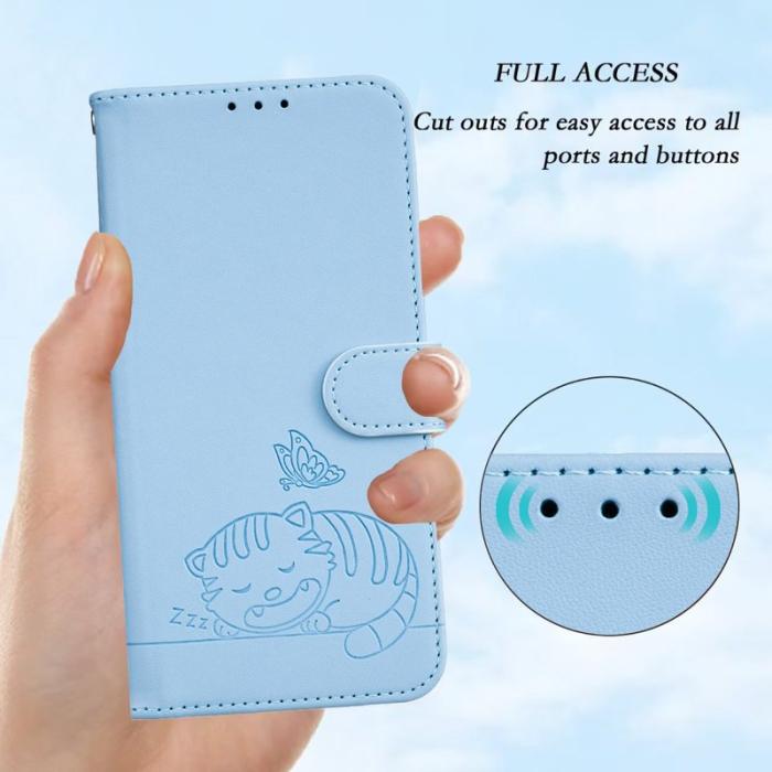 OEM - Plånboksfodral för Samsung Galaxy S26 Ultra RFID Blockering - Ljusblå