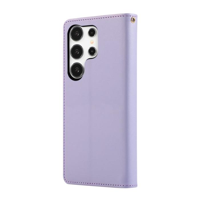 OEM - Plånboksfodral för Samsung Galaxy S26 Ultra RFID-blockering Ställ - Lila
