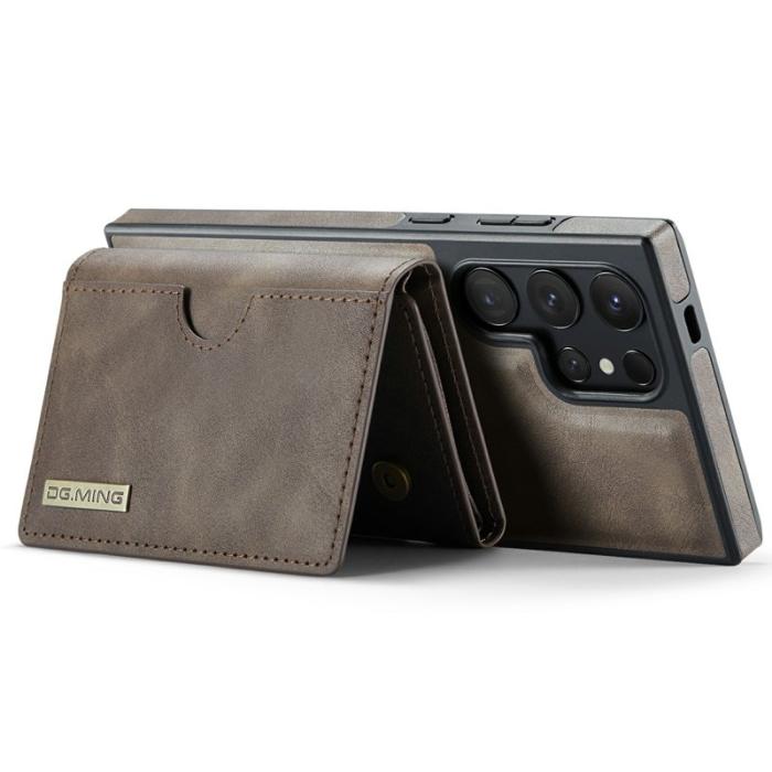 DG.MING - DG.Ming Plånboksfodral för Samsung Galaxy S26 Ultra RFID Blocking - Kaffe
