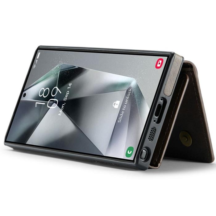 DG.MING - DG.Ming Plånboksfodral för Samsung Galaxy S26 Ultra RFID Blocking - Kaffe