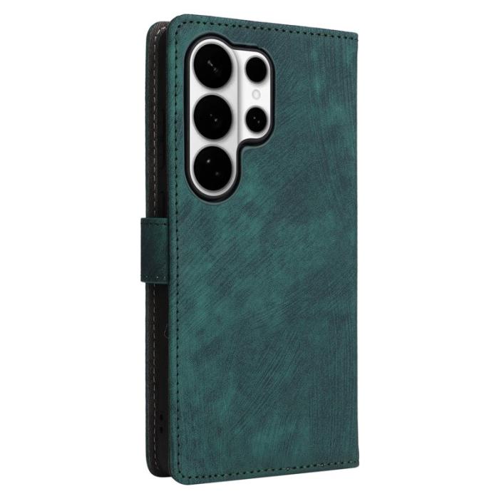 OEM - Plånboksfodral för Samsung Galaxy S26 Ultra RFID Blocking Konstläder - Grön