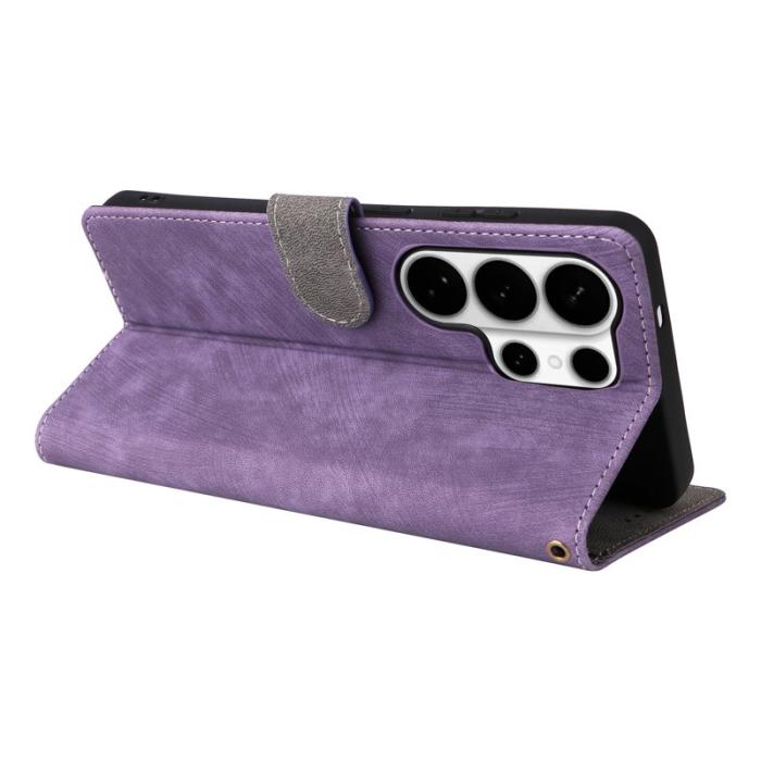 OEM - Plånboksfodral för Samsung Galaxy S26 Ultra RFID Blocking Konstläder - Lila