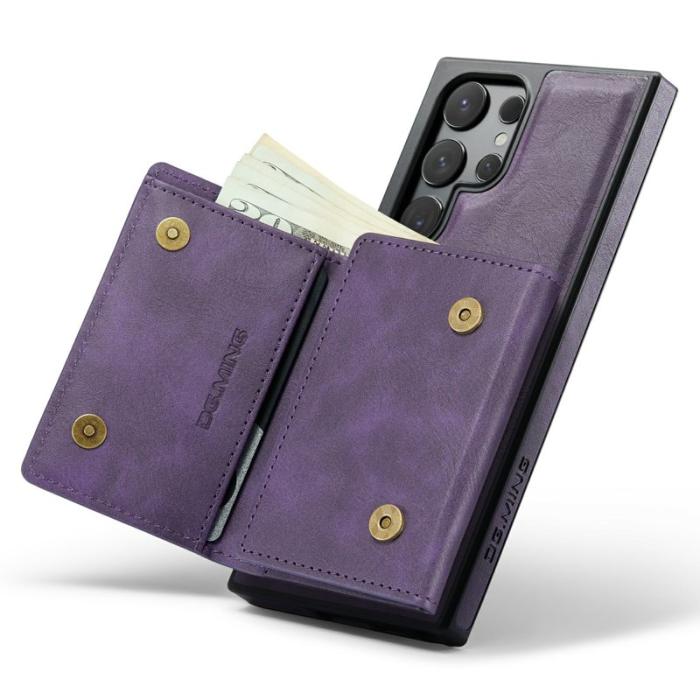 DG.MING - DG.Ming Plånboksfodral för Samsung Galaxy S26 Ultra RFID Blocking - Lila