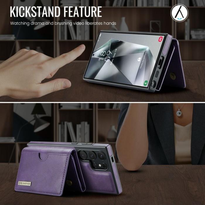 DG.MING - DG.Ming Plånboksfodral för Samsung Galaxy S26 Ultra RFID Blocking - Lila