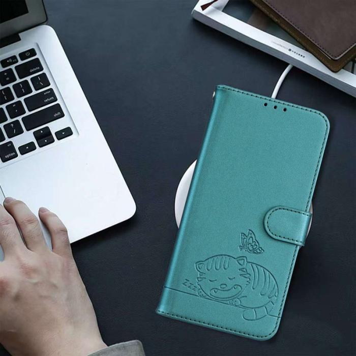 OEM - Plånboksfodral för Samsung Galaxy S26 Ultra RFID Blocking - Mörkgrön