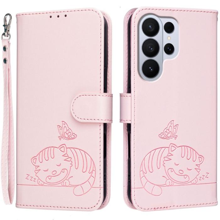 OEM - Plånboksfodral för Samsung Galaxy S26 Ultra RFID Blocking - Rosa