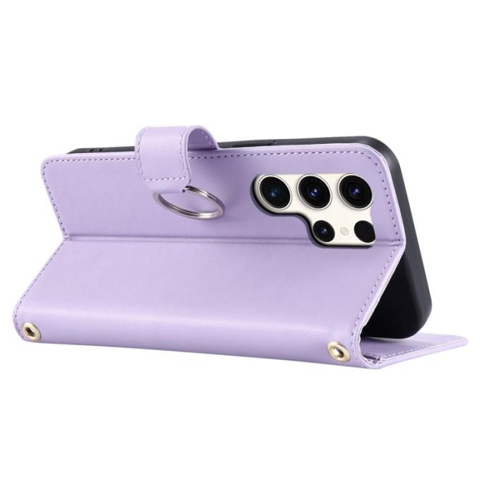 OEM - Plånboksfodral för Samsung Galaxy S26 Ultra Ringhållare Ställ - Lila