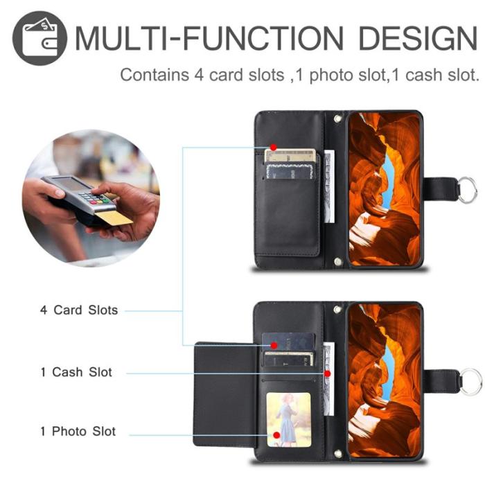 OEM - Plånboksfodral för Samsung Galaxy S26 Ultra Ringhållare Ställ - Svart