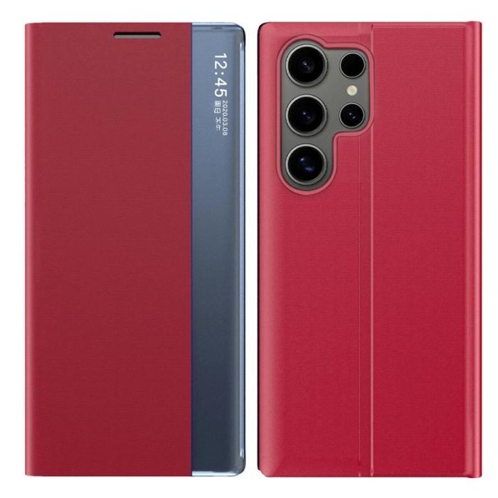 OEM - Mobilfodral för Samsung Galaxy S26 Ultra Scratch-resistant Konstläder - Röd