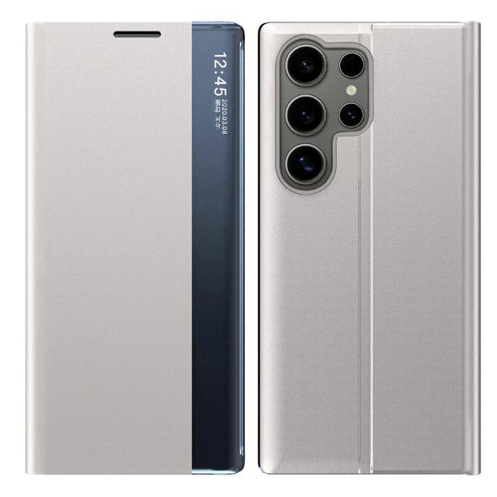 OEM - Mobilfodral för Samsung Galaxy S26 Ultra Scratch-resistant Konstläder - Silver