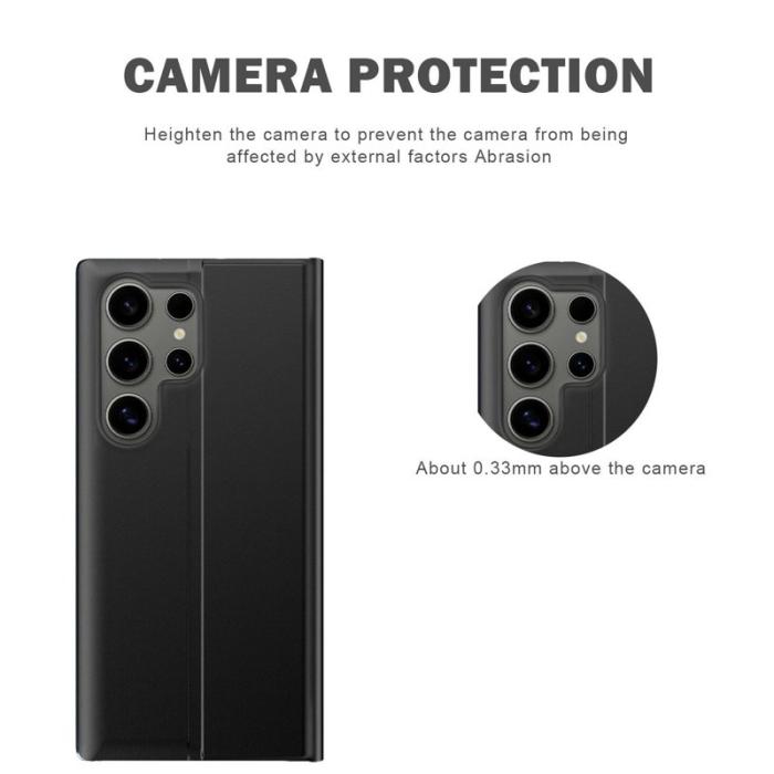 OEM - Mobilfodral för Samsung Galaxy S26 Ultra Scratch-resistant Konstläder - Silver