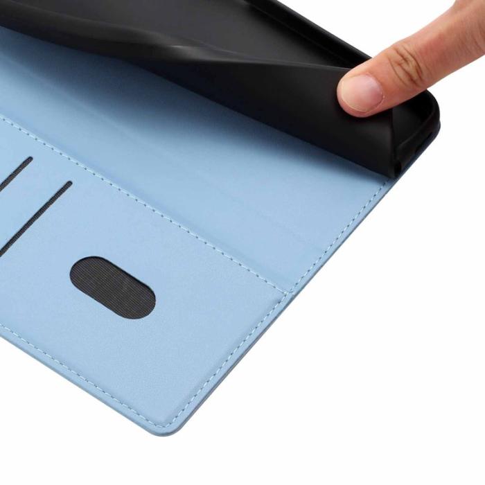 OEM - Plånboksfodral för Samsung Galaxy S26 Ultra Ställfunktion Konstläder - Ljusblå