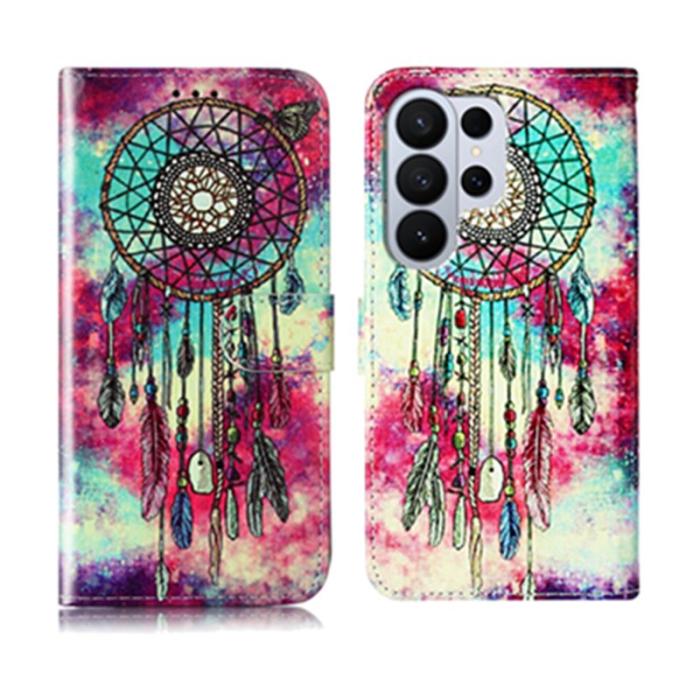 OEM - Plånboksfodral för Samsung Galaxy S26 Ultra Stativ Konstläder - Drömfångare