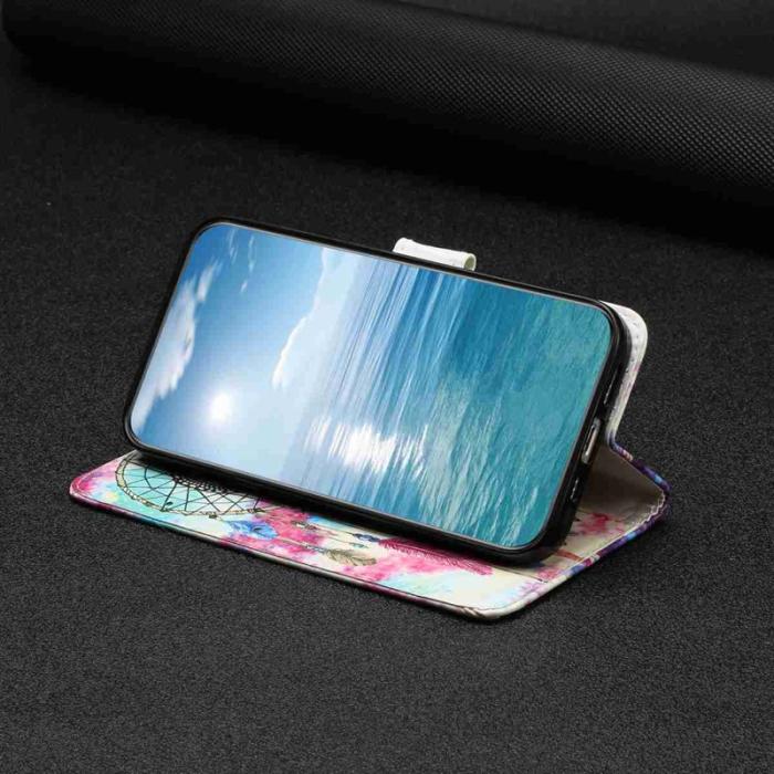 OEM - Plånboksfodral för Samsung Galaxy S26 Ultra Stativ Konstläder - Drömfångare