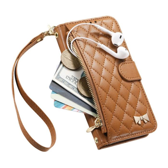 OEM - Plånboksfodral för Samsung Galaxy S26 Ultra Stativ Konstläder - Brun