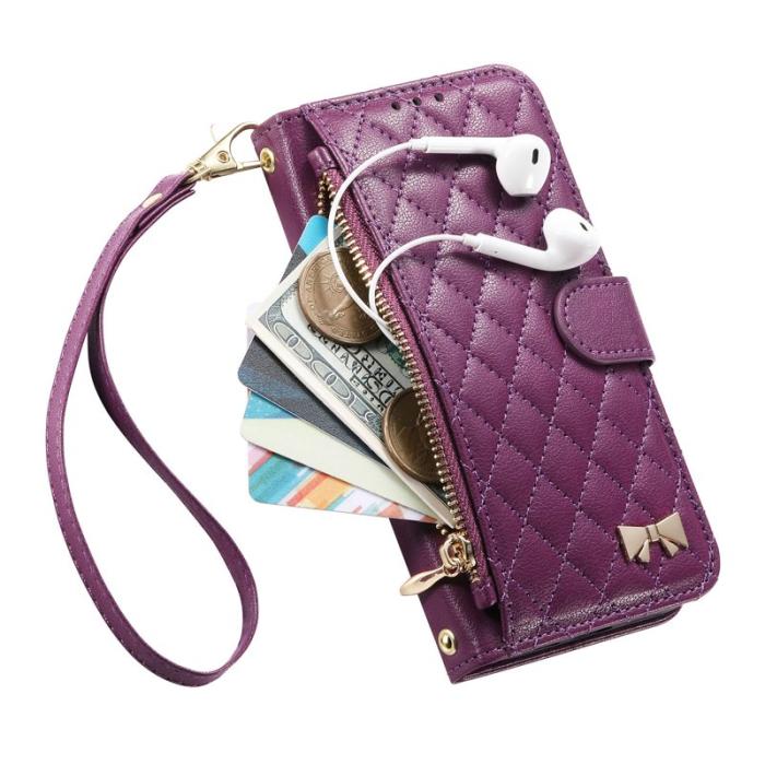 OEM - Plånboksfodral för Samsung Galaxy S26 Ultra Stativ TKonstläder - Lila