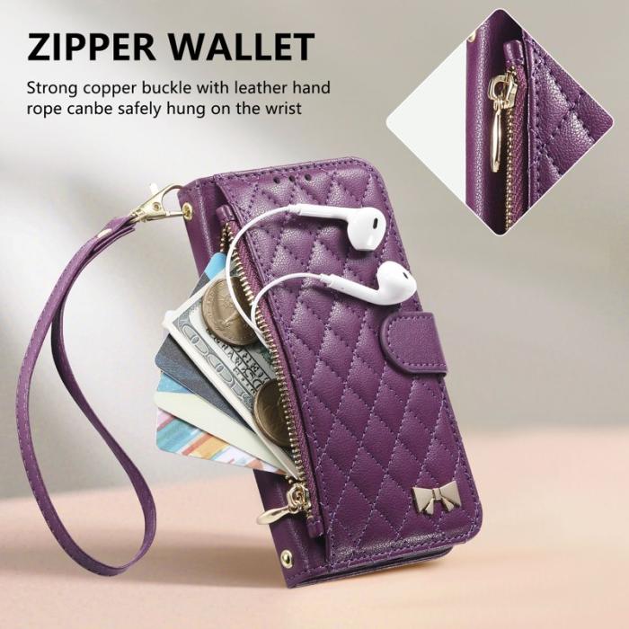 OEM - Plånboksfodral för Samsung Galaxy S26 Ultra Stativ TKonstläder - Lila