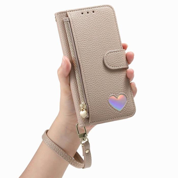 OEM - Plånboksfodral för Samsung Galaxy S26 Ultra TKonstläder - Khaki