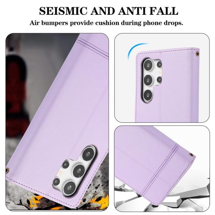 OEM - Mobilfodral för Samsung Galaxy S26 Ultra TKonstläder - Lila