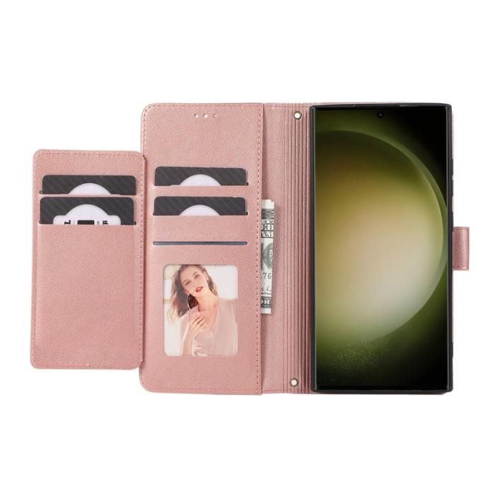 OEM - Mobilfodral för Samsung Galaxy S26 Ultra TKonstläder - Roséguld