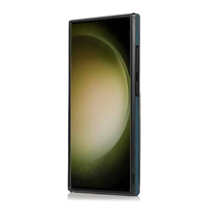 OEM - Plånboksfodral för Samsung Galaxy S26 Ultra Tri-Fold Kickstand PU - Blå