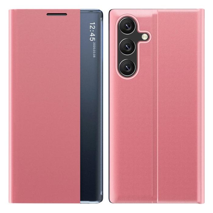 OEM - Mobilfodral för Samsung Galaxy S26 View Window Scratch-Resistant - Rosa