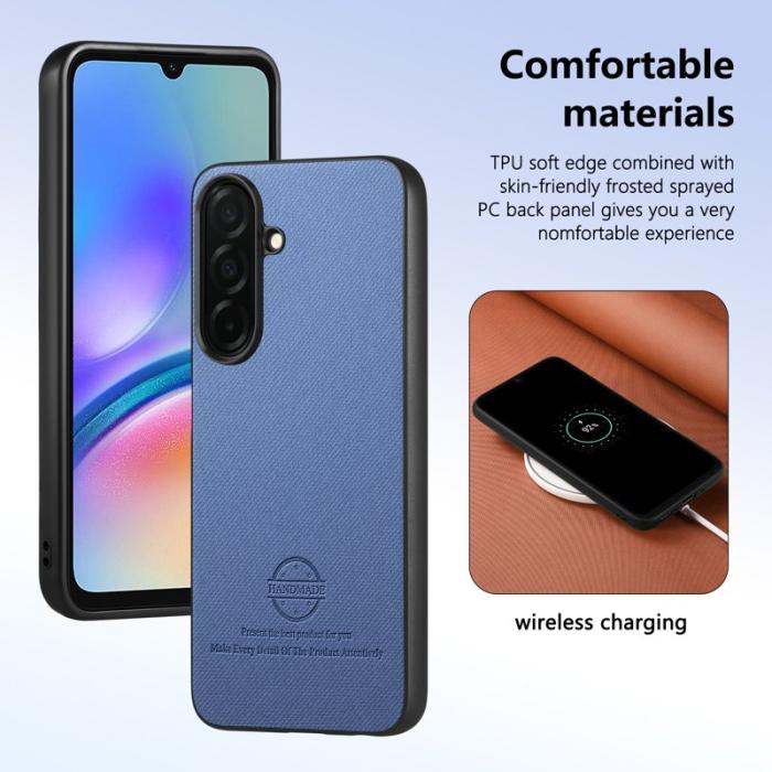 OEM - Mobilskal för Samsung Galaxy S26 Äkta läder - Blå