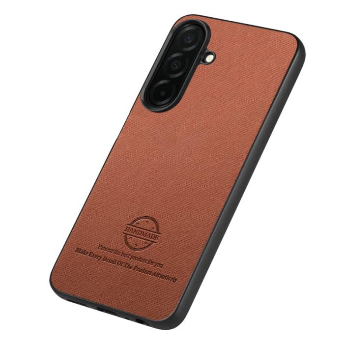 OEM - Mobilskal för Samsung Galaxy S26 Äkta läder - Brun